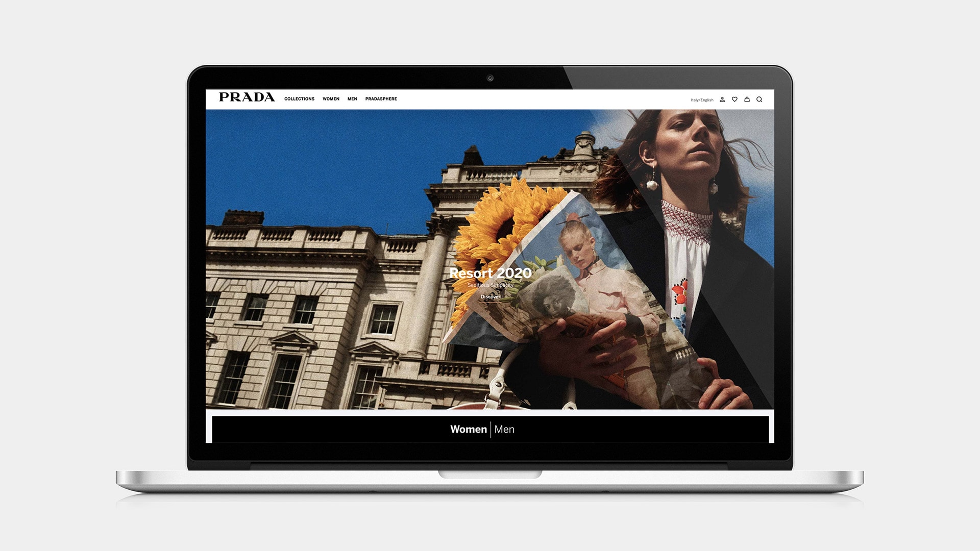 Prada renews  website