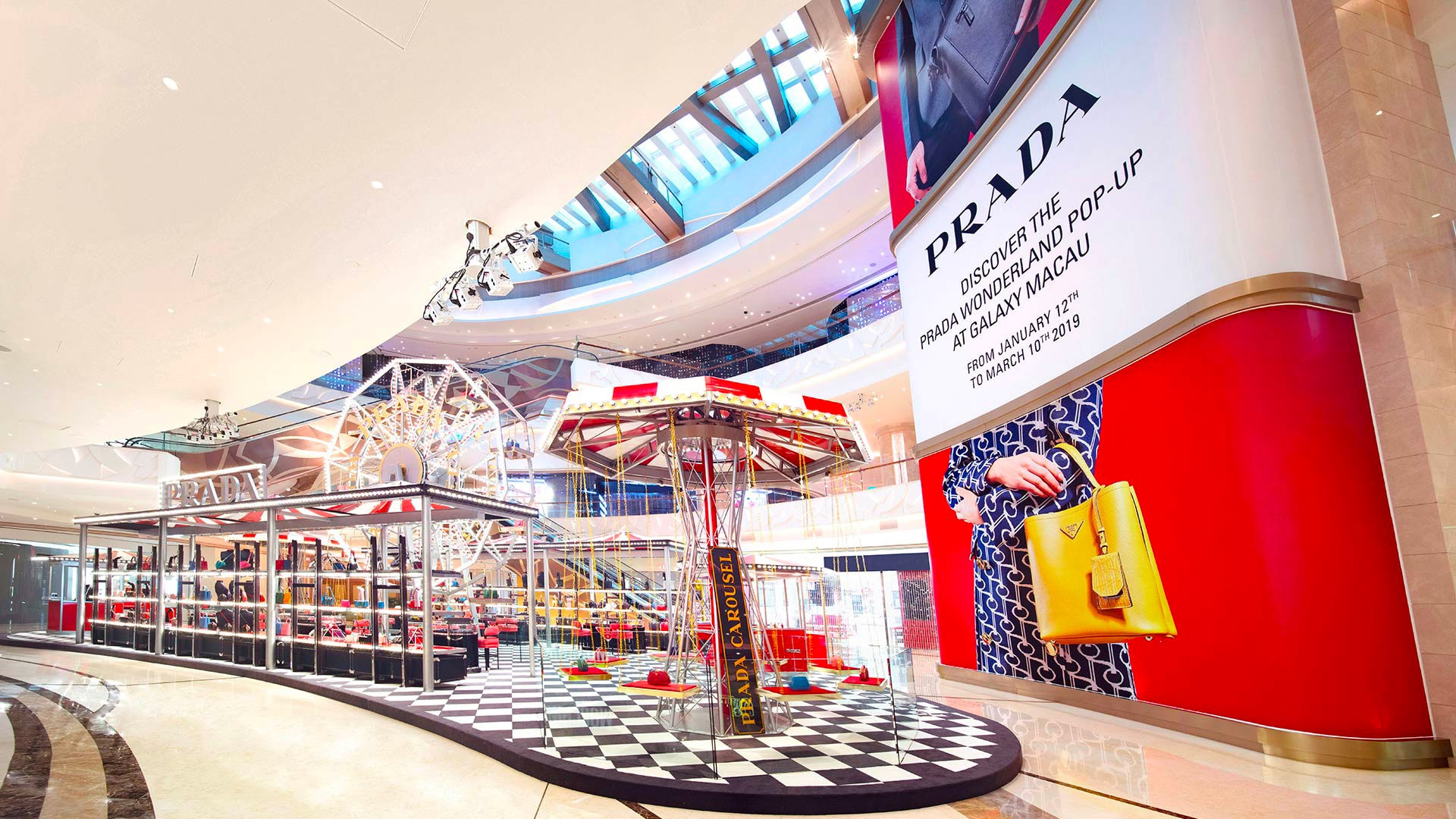 Pop up “Prada Wonderland” at Galaxy, Macau