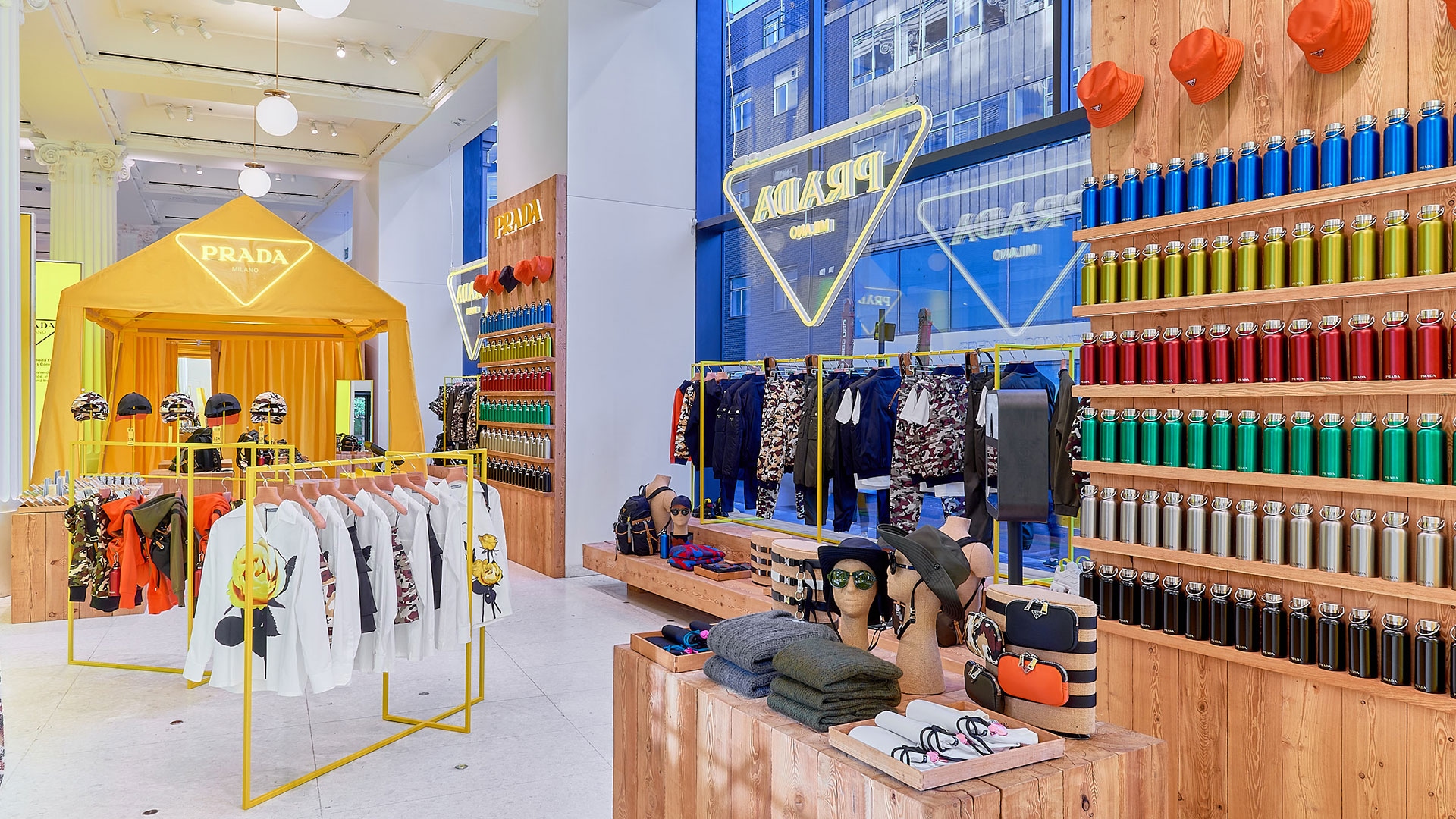 Prada is taking sustainability stratospheric at Selfridges