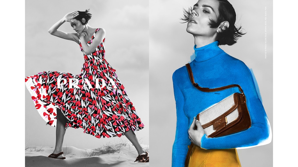 PAINTED IN PRADA: Prada Womenswear Pre-Fall SS 2020 adv campaign ...