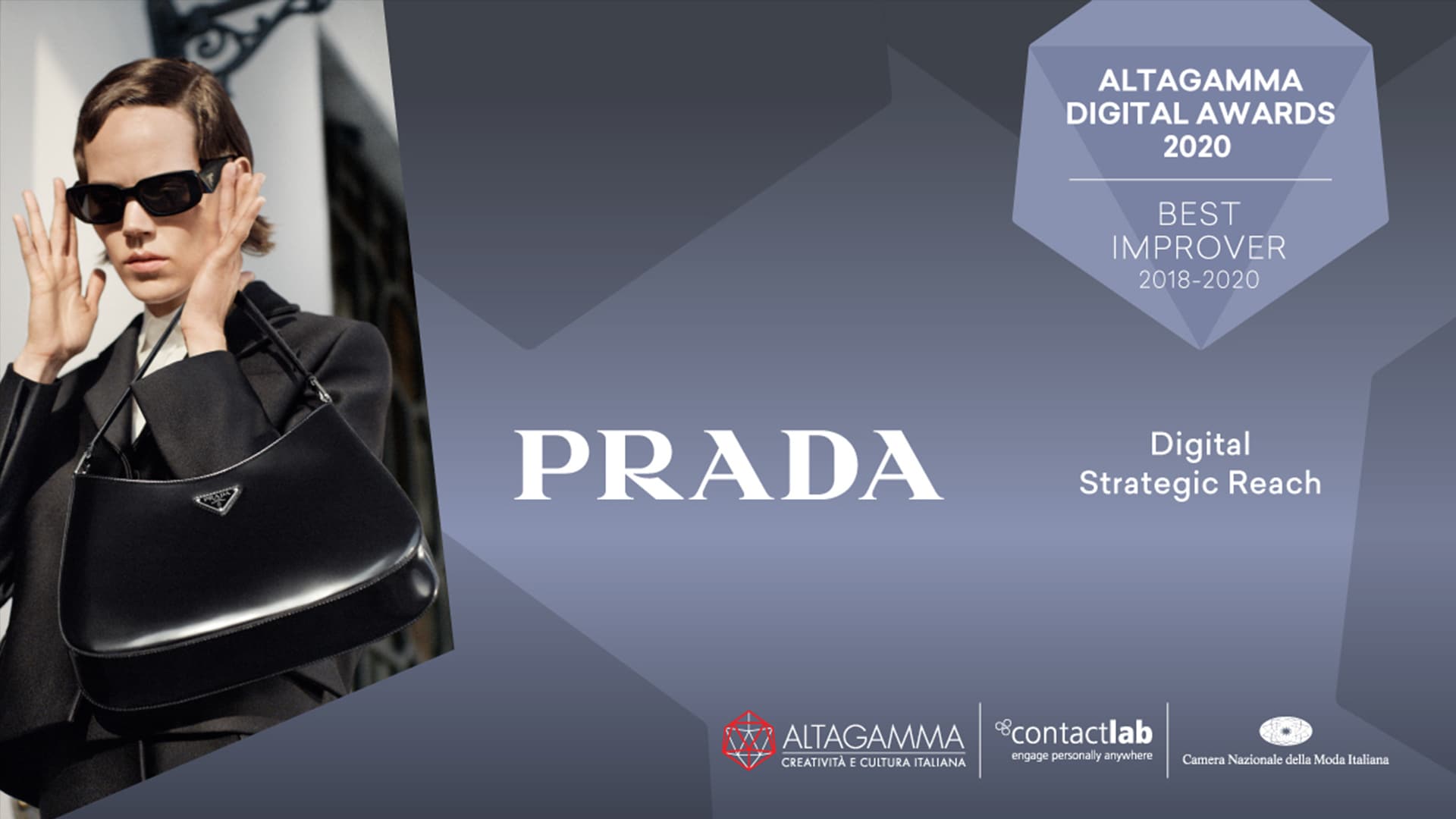 Prada awarded Digital Strategic Reach at the Altagamma Digital Awards 2020