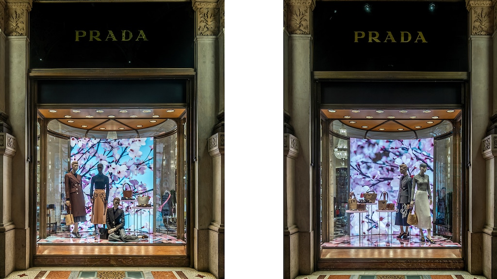 繁花似锦：Thomas Demand为Prada门店设计新橱窗图案 | Prada Group