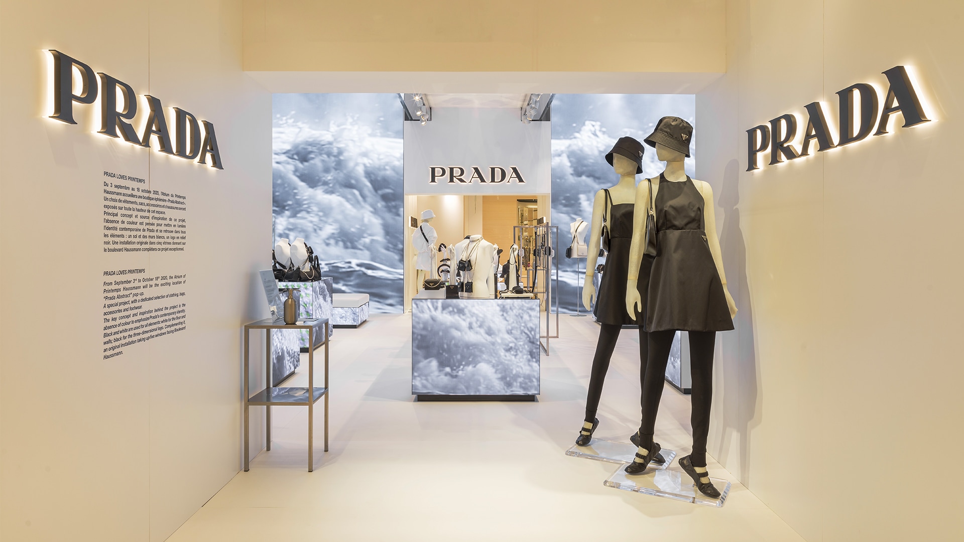 The new pop-up Prada Abstract