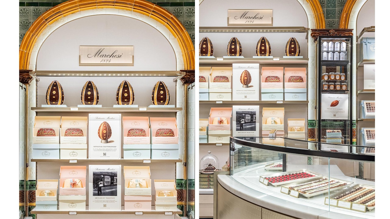 Marchesi 1824 in the Chocolate Hall at Harrods, London | Prada Group
