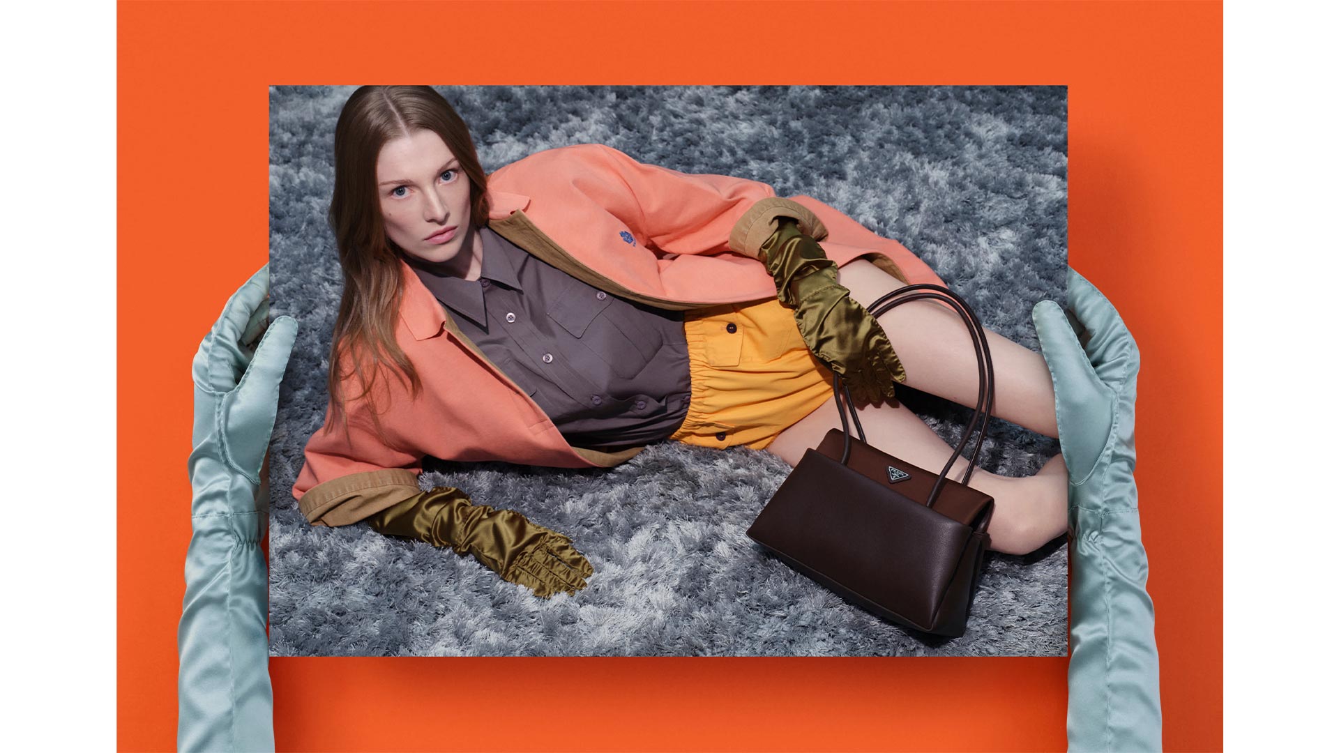 Prada Spring/Summer 2026 campaign: Image of an Image