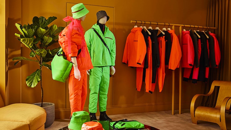 Prada and at 5 Carlos Place, London