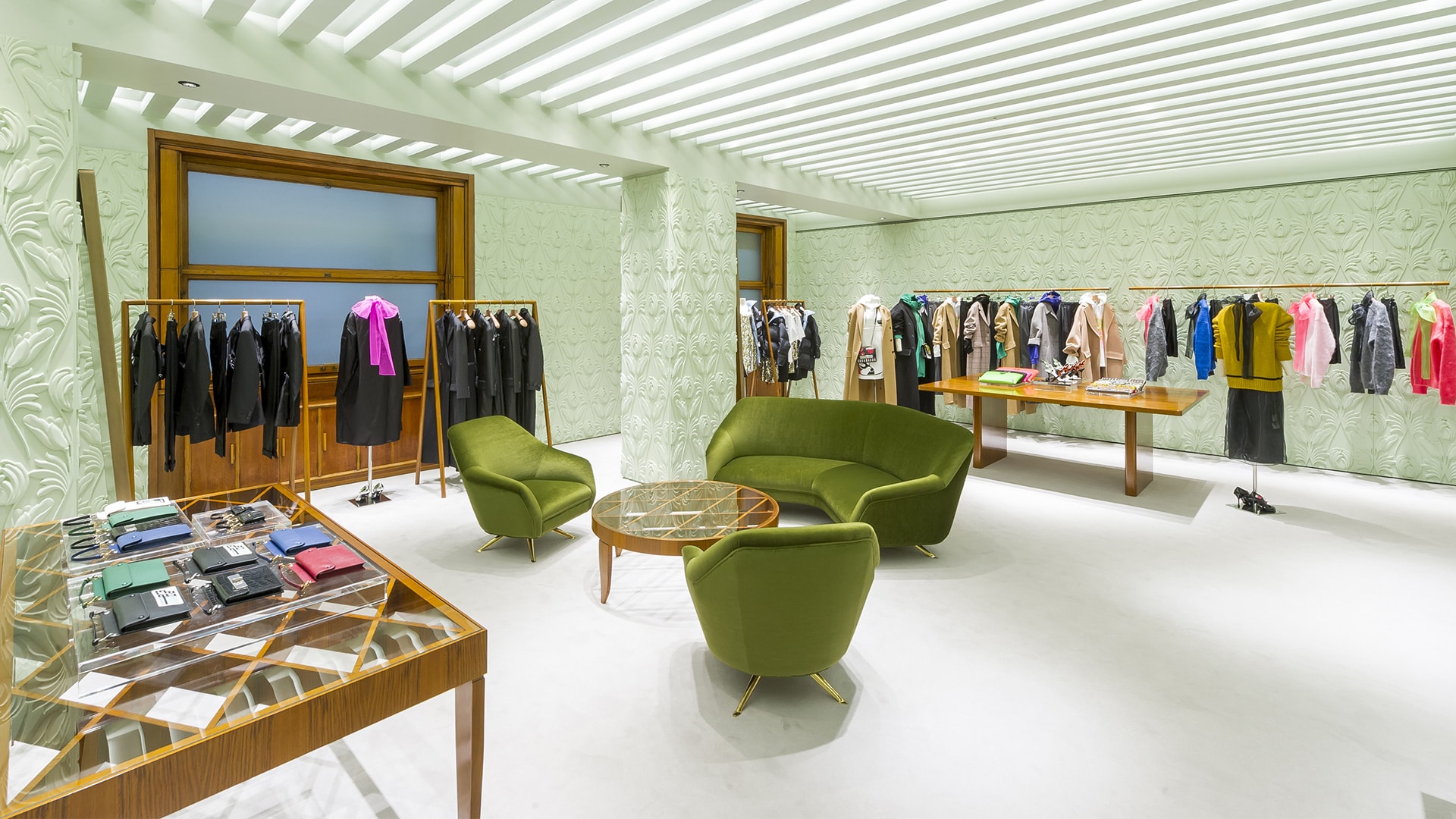 Prada inaugurates the new spaces in its Via della Spiga boutique in Milan